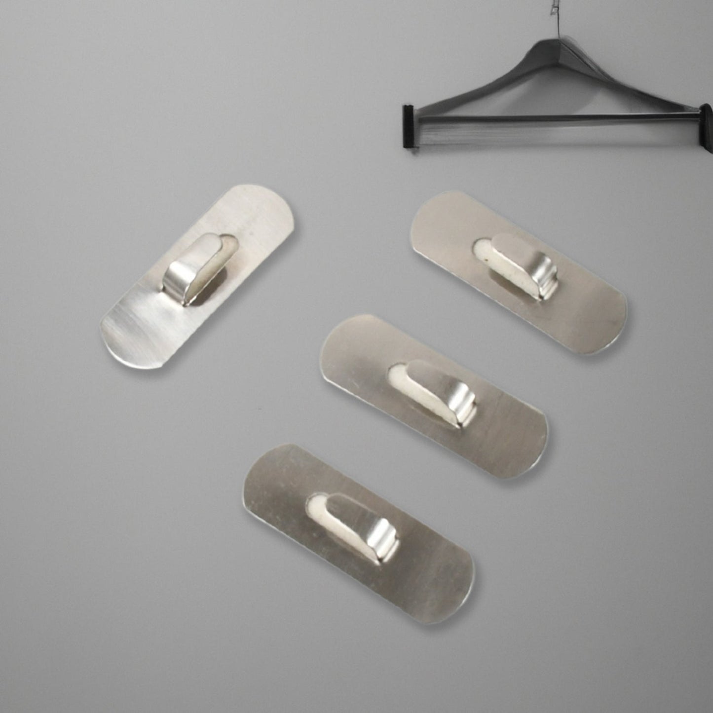 Self- Adhesive Hooks, Heavy Duty Wall Hooks Hangers Stainless Steel Waterproof Sticky Hooks for Hanging Robe Coat Towel Kitchen Bathroom and. signaturekarts