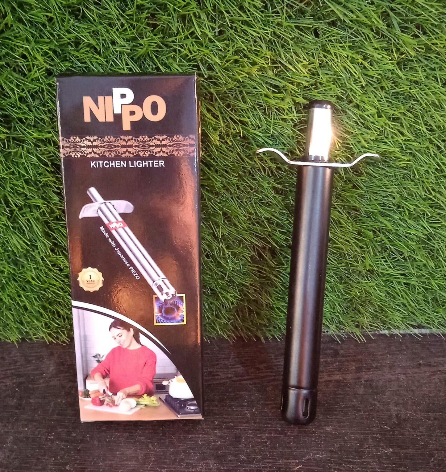 Stainless Steel Gas Lighter for Kitchen Gas Stove Long-Lasting Unbreakable Lighter 1 Pc signaturekarts