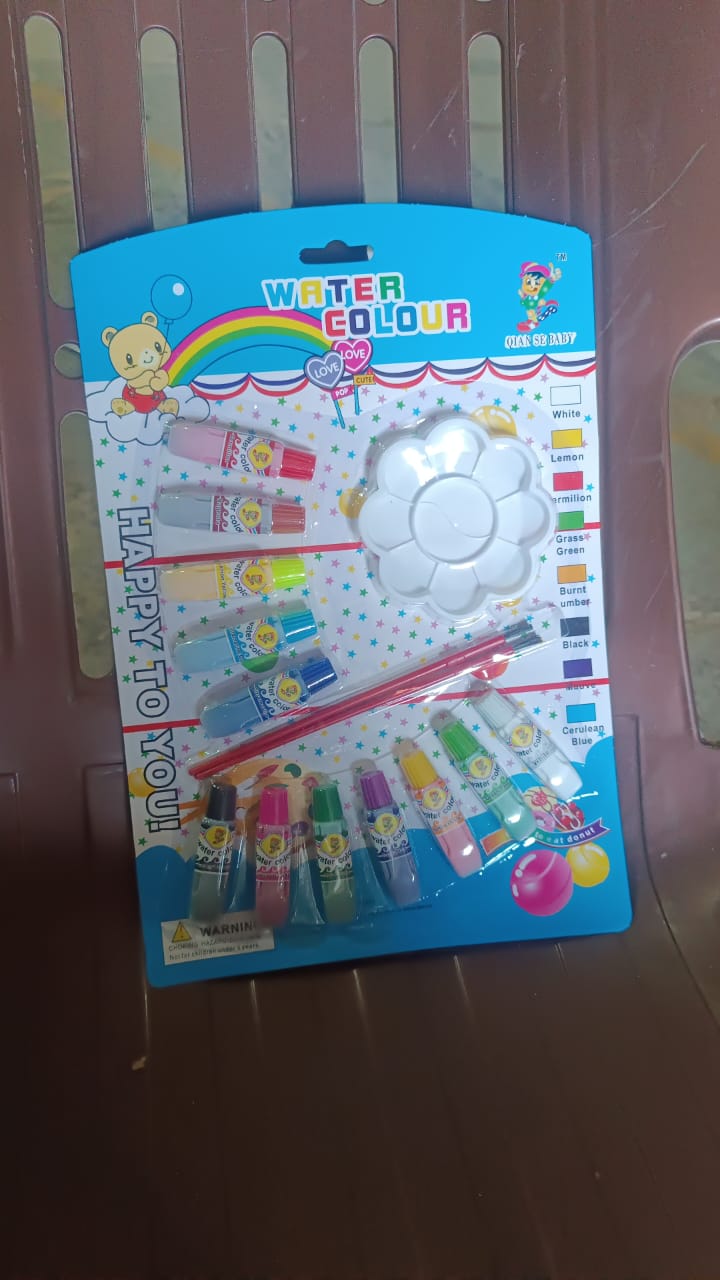 15 In 1 Water Colour Kit for Kids B-day Return Gift (1 Set) Signature kart