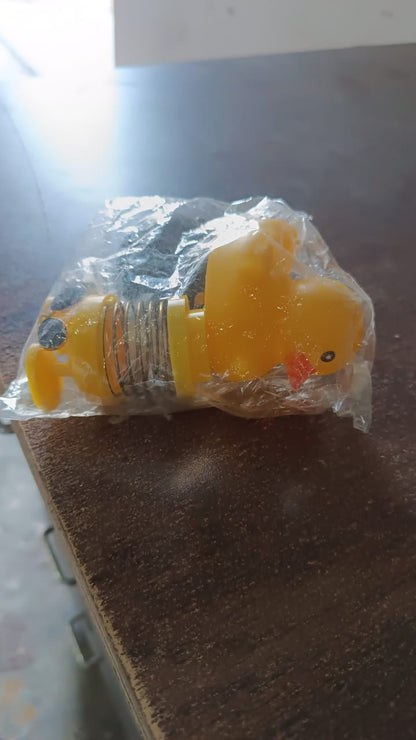 Spring Doll Dance Toy Duck Car Bicycle Bell with Propeller Helmet (1 Pc / Mix Design) Signaturekarts