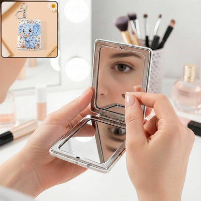 Foldable Mirror Keychain – (1 Pc) The Morsignaturekarts