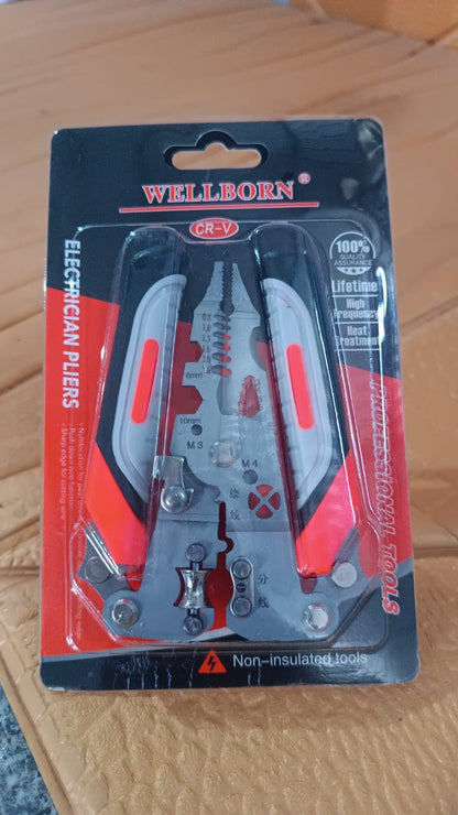 8 in 1 Wire Stripper Pliers, Soft Grip Signature kart