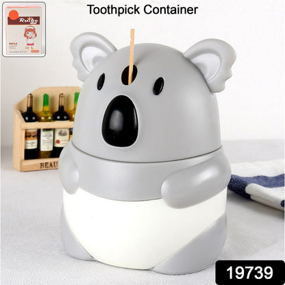 Cute Koala Shaped Toothpick Holder Dispenser (1 Pc) signaturekarts