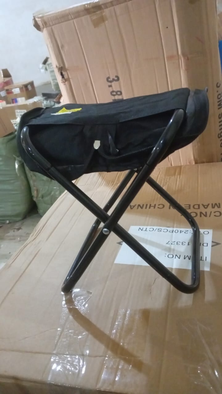 Folding Camping Stool – Collapsible Portable Seat for Travel (1 Pc) Signaturekarts