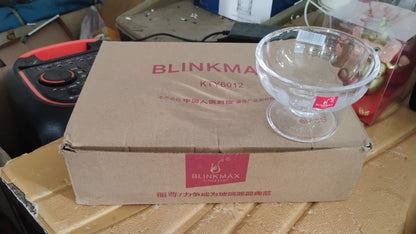 Premium Glass Ice Cream Dessert Bowl 6 Pc Set signaturekarts