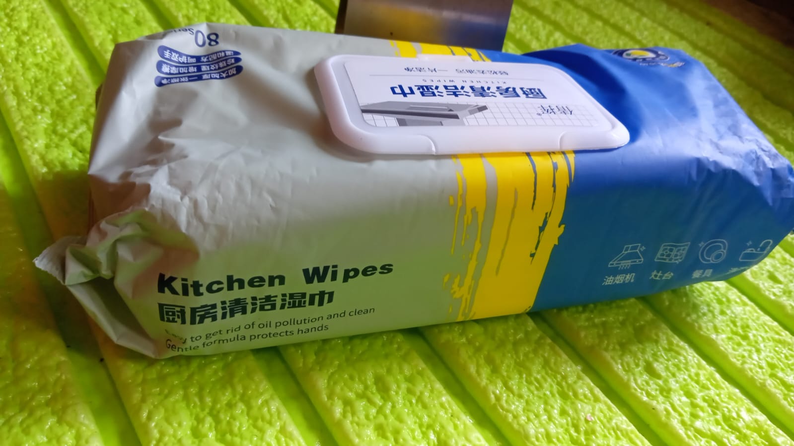 Strong Decontamination Kitchen Cleaning Wet Wipes for Grease & Glass (80 Pcs) signaturekarts