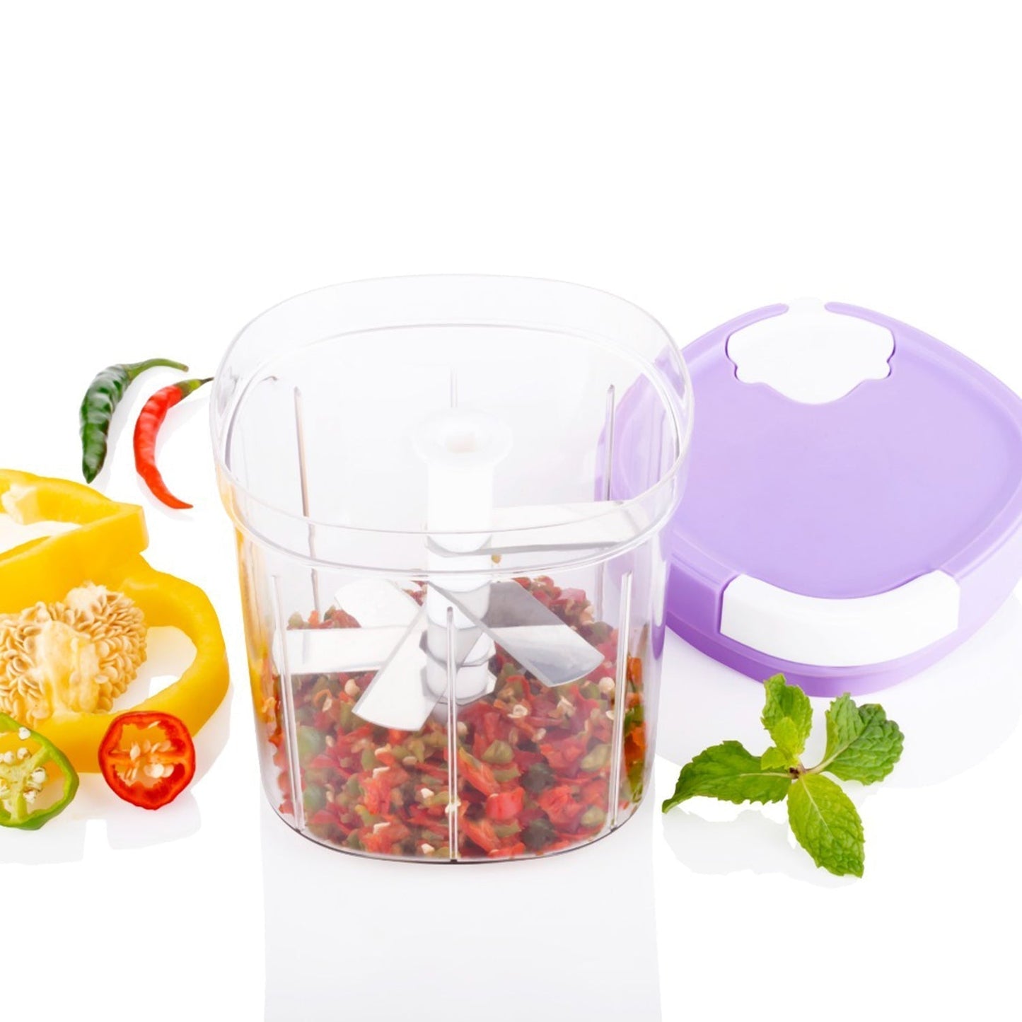 Handy Chopper and Slicer for Chopping and Slicing Fruits Vegetables signaturekarts