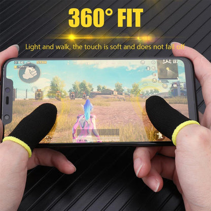 Thumb & Finger Sleeve for Mobile Game, Pubg,Cod,Freefire (1Pair only) signaturekarts
