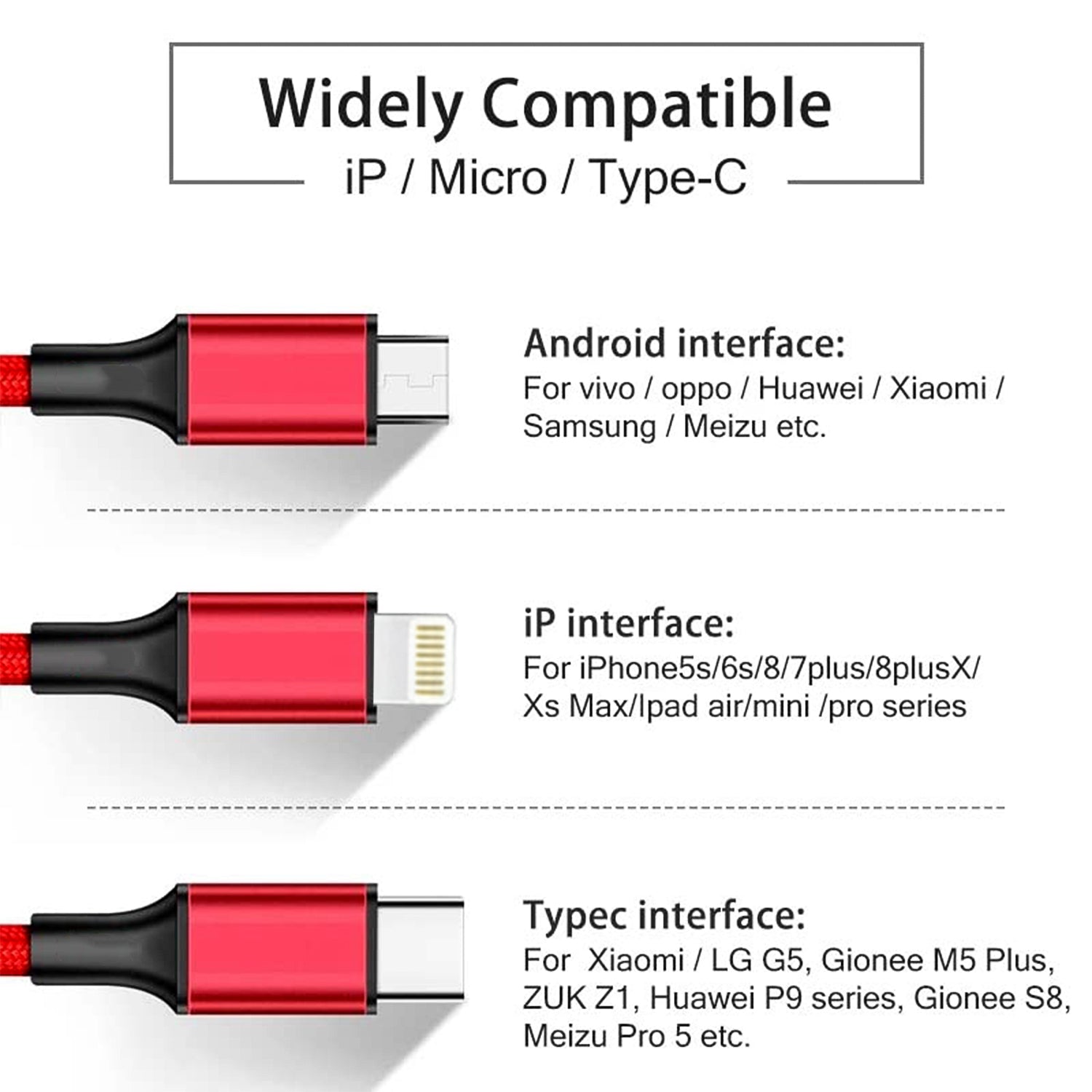 3 in 1 High-Quality Multi-Charging Cable The Morsignaturekarts
