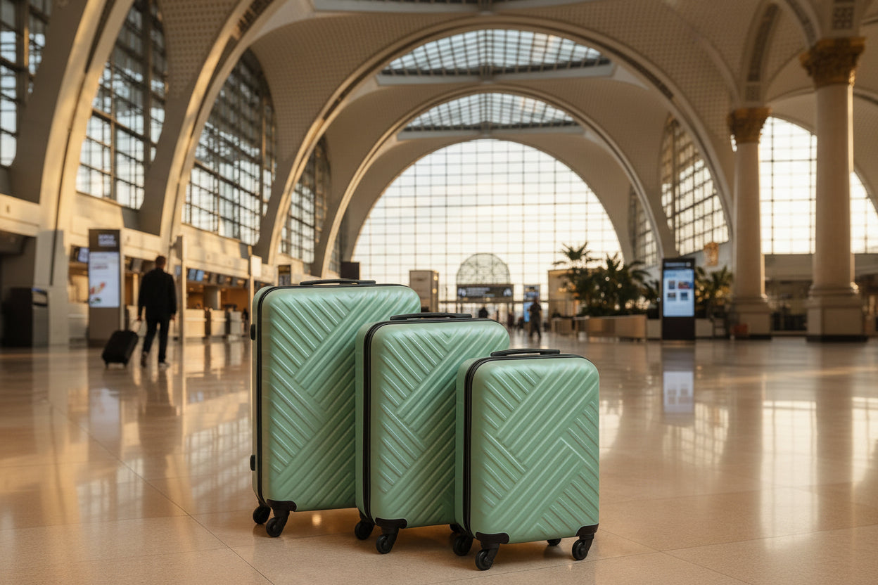 Big 3 in 1 Luggage with Wheels Travel suitcases Set (3 Pcs Set / Different Size) Signaturekarts