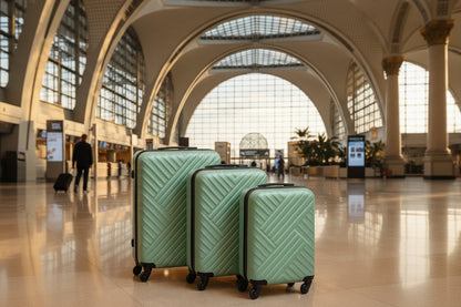 Big 3 in 1 Luggage with Wheels Travel suitcases Set (3 Pcs Set / Different Size) Signaturekarts