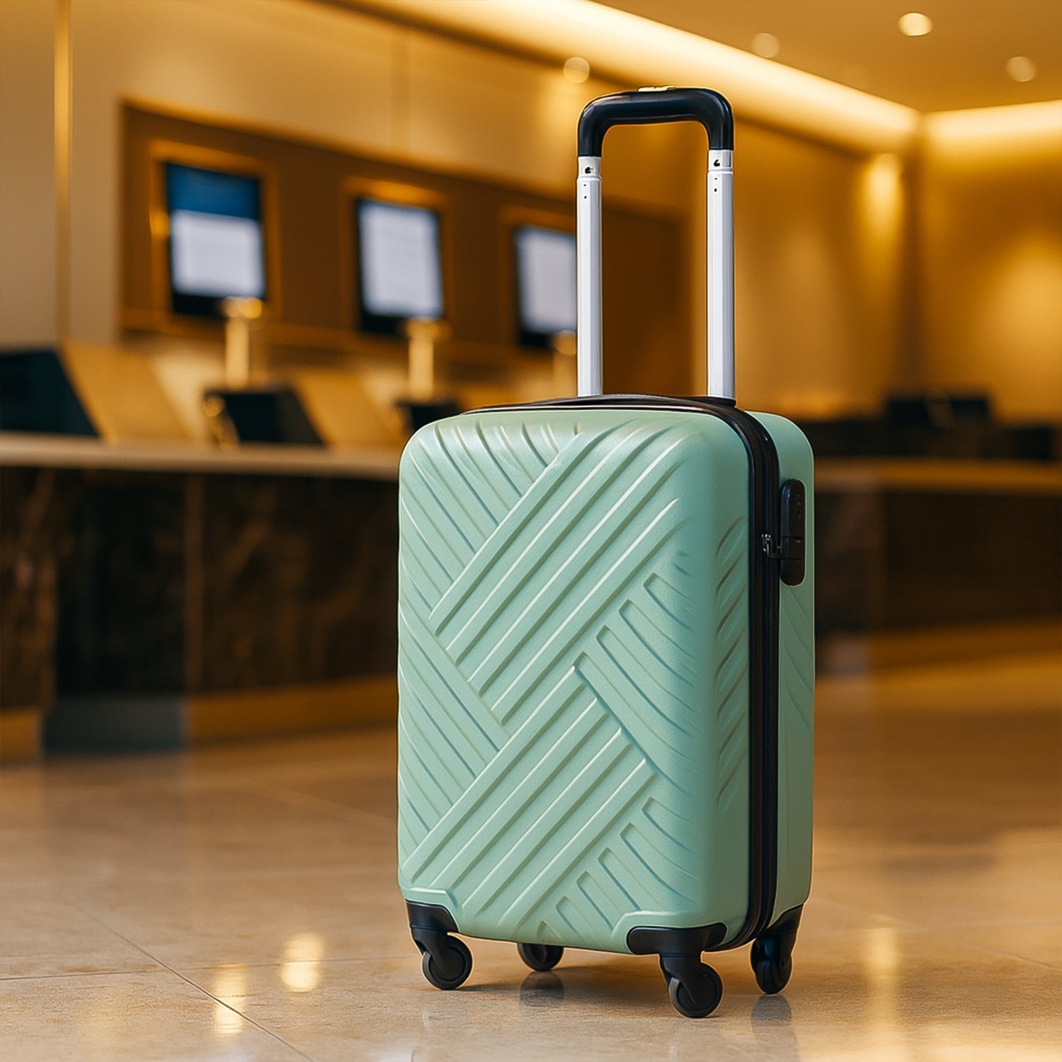Big 3 in 1 Luggage with Wheels Travel suitcases Set (3 Pcs Set / Different Size) Signaturekarts