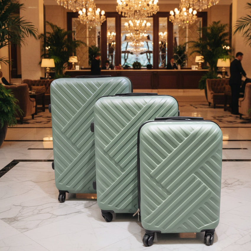 Big 3 in 1 Luggage with Wheels Travel suitcases Set (3 Pcs Set / Different Size) Signaturekarts