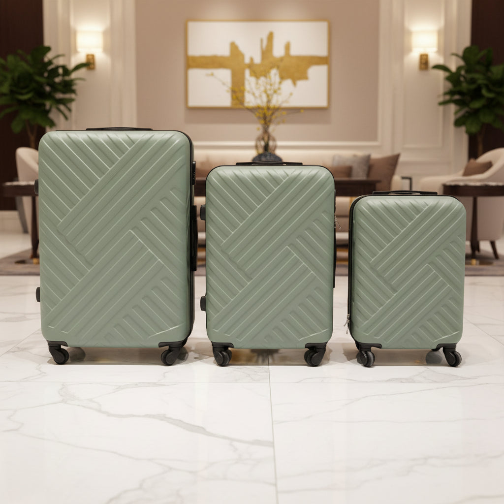Big 3 in 1 Luggage with Wheels Travel suitcases Set (3 Pcs Set / Different Size) Signaturekarts