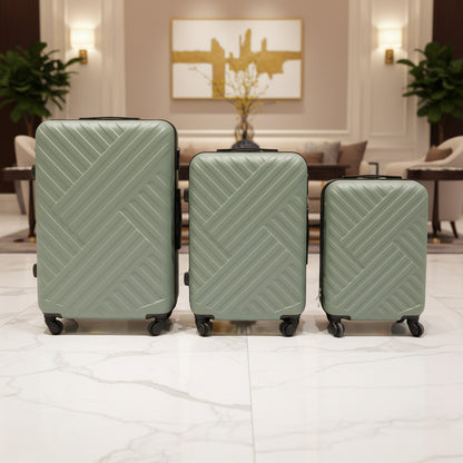 Big 3 in 1 Luggage with Wheels Travel suitcases Set (3 Pcs Set / Different Size) Signaturekarts