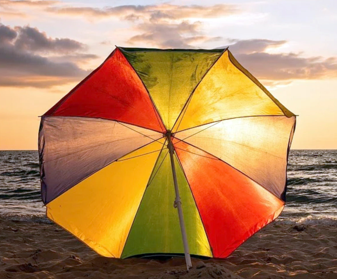 Sun Protection Water Proof Fabric Polyester Garden Umbrella for Beach, Lawn signaturekarts