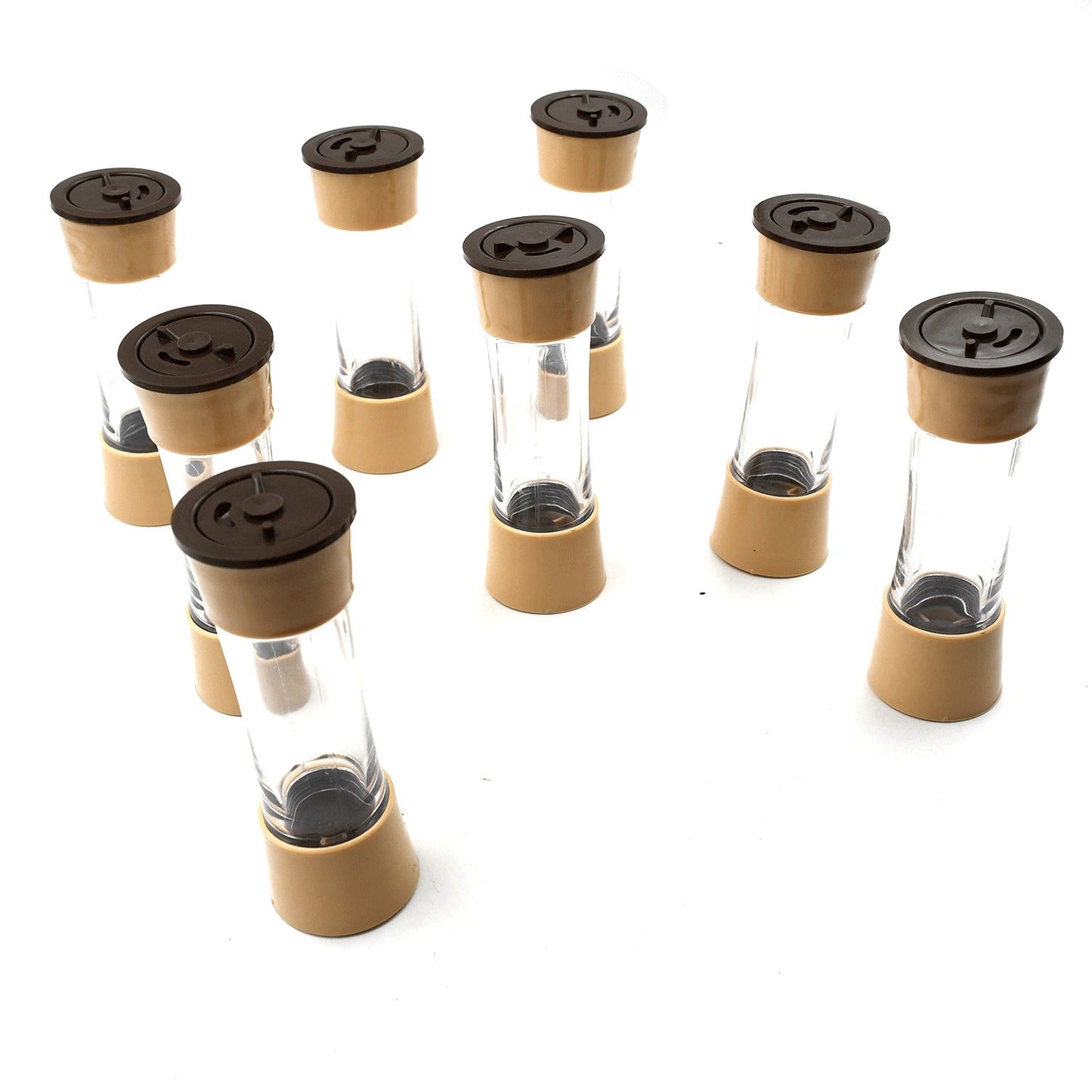 Revolving Spice Rack, 8 Spice jars with 120 ml, Condiment Set signaturekarts