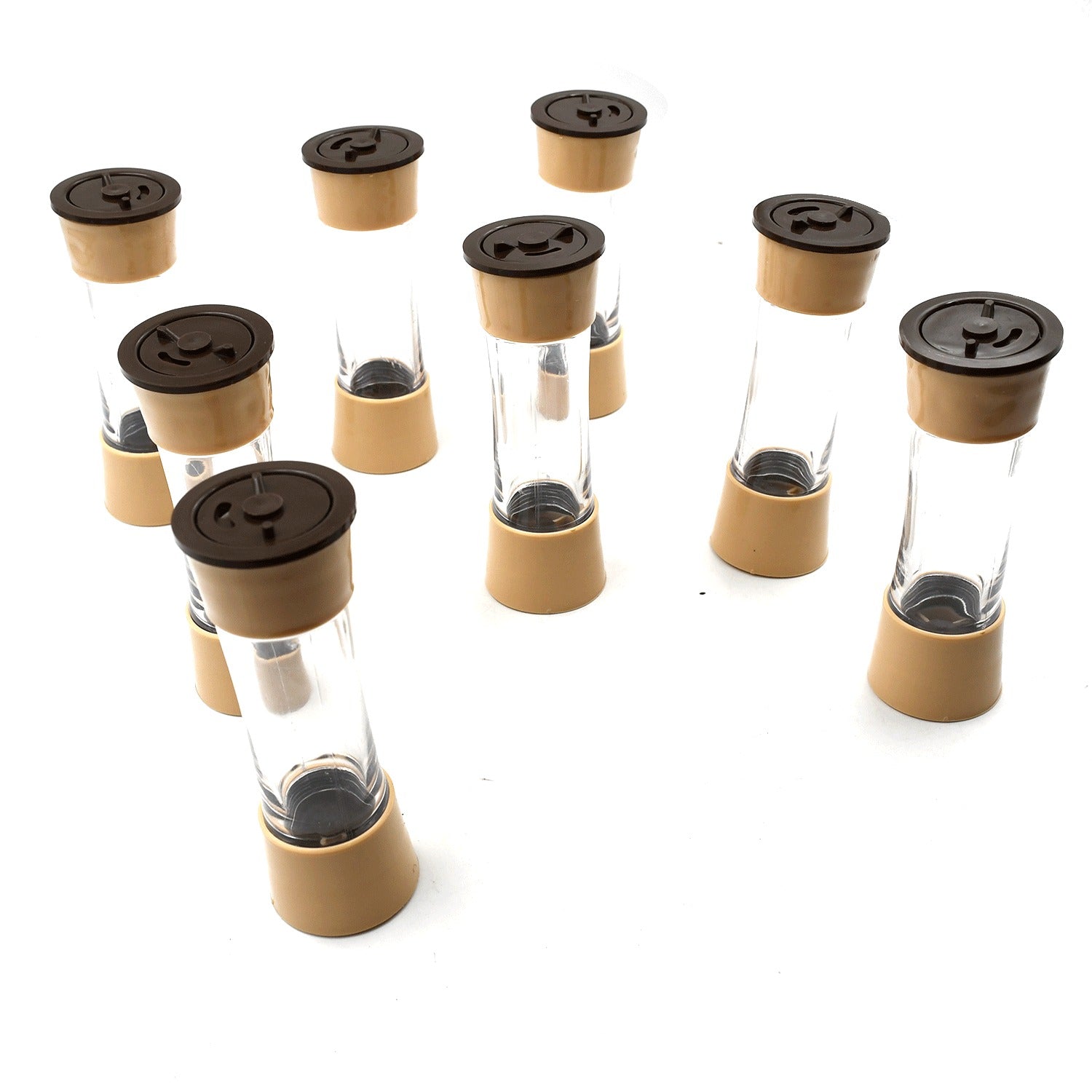 Revolving Spice Rack, 8 Spice jars with 120 ml, Condiment Set signaturekarts