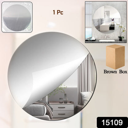 Plastic Square 3D Mirror Wall Stickers (1 Pc) Signaturekarts