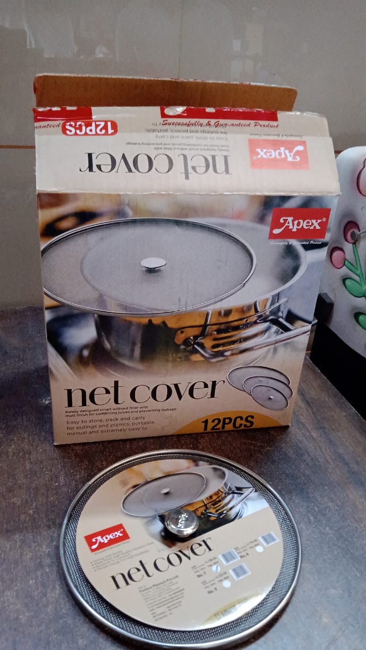 Apex Large Stainless Steel Mesh Net Cover for Cooking (1 Pc) The Morsignaturekarts