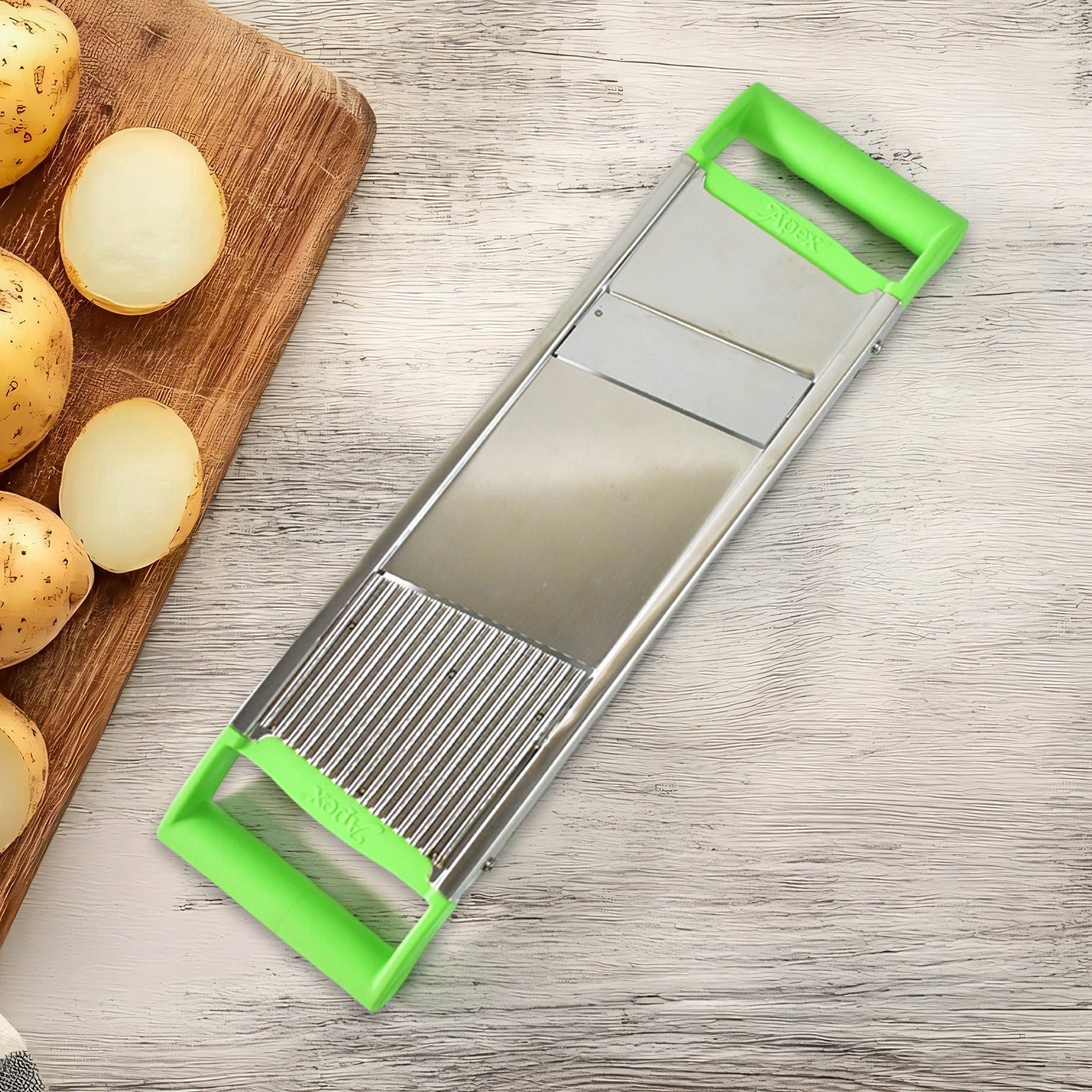 Apex Stainless Steel Vegetable Slicer (2-in-1) Signature kart