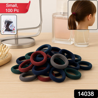 Small Hairbands Bands Hair Rubber Bands (Pack of 100 / Multicolour) Signaturekarts