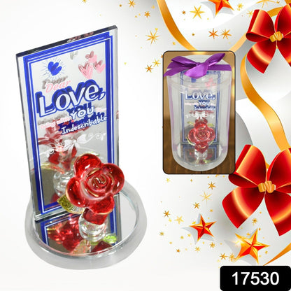Lovely Rose Showpiece – Romantic Gift Set for All Occasions (1 Pc) signaturekarts