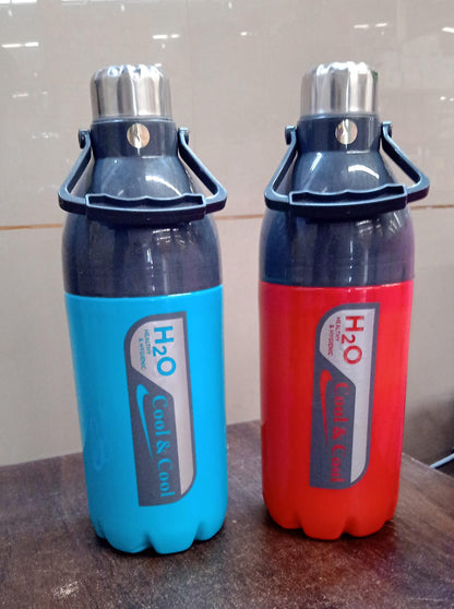 Plastic Sports Bottle Insulated, Leakproof, BPA-Free (1400ml / Mix Colour) Signature kart