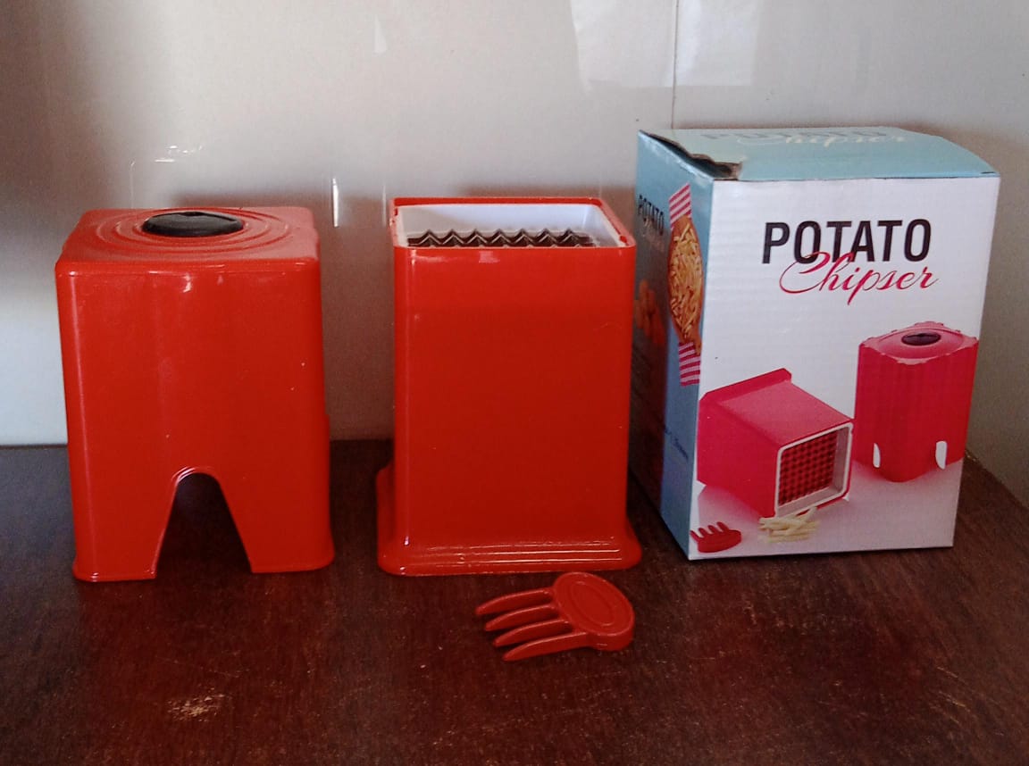 French Fries Potato Chips Strip Cutting Cutter Machine (1 Pc) Signature kart