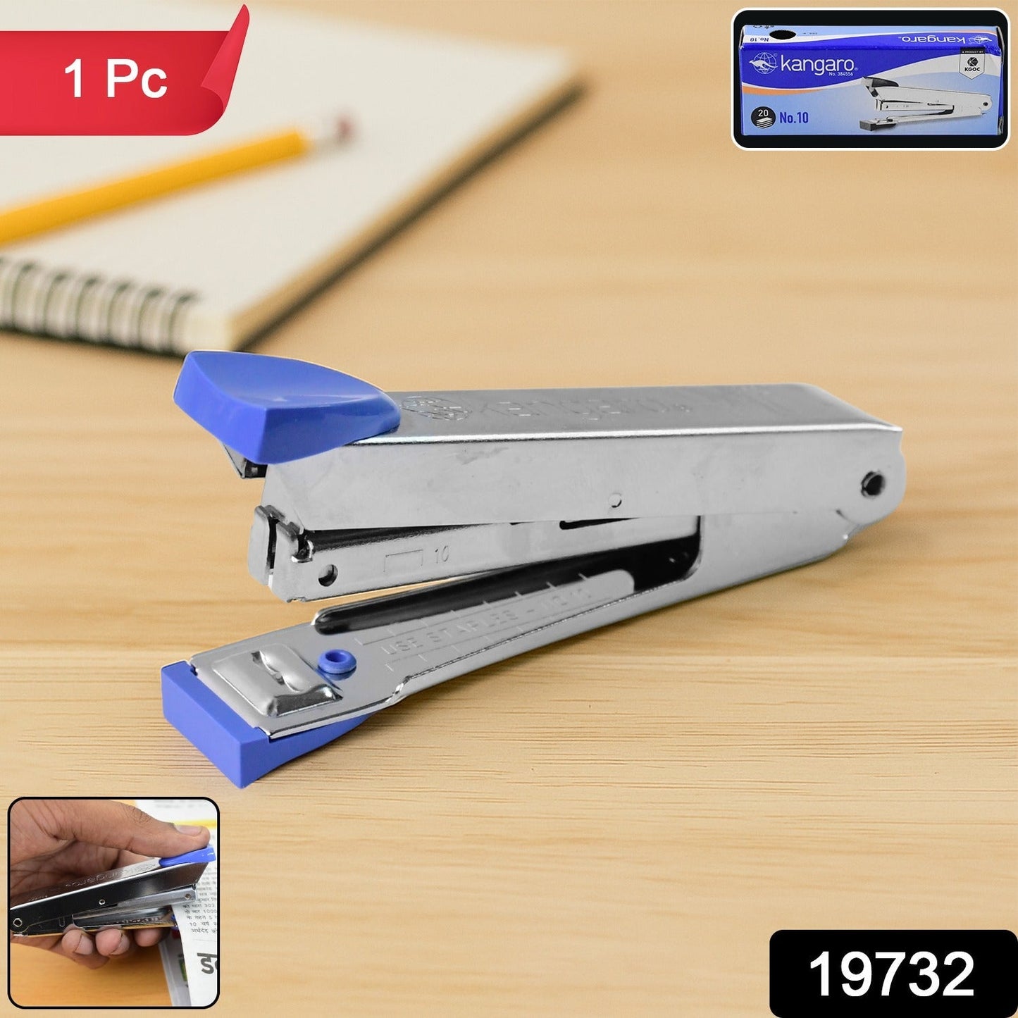 Kangaro No.10 Compact Metal Stapler signaturekarts
