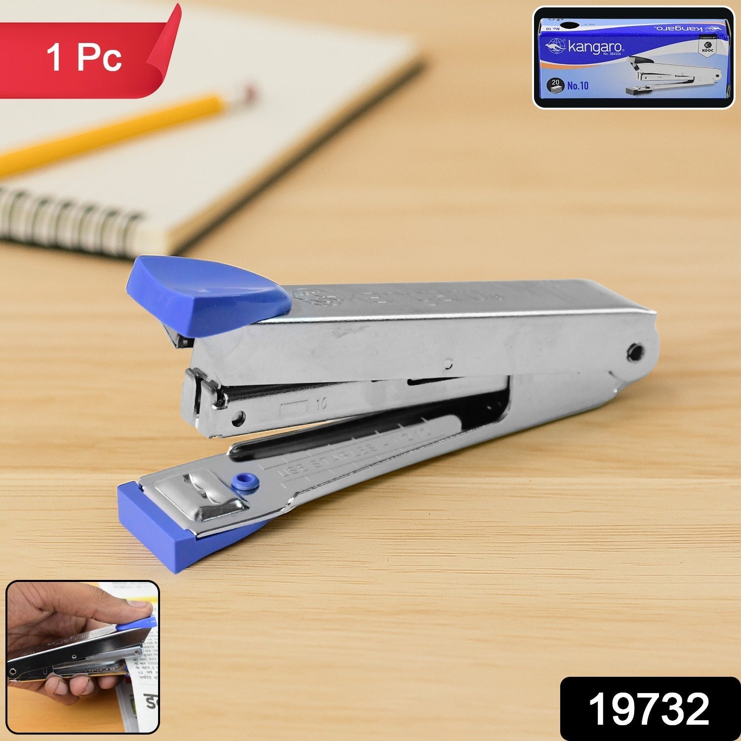 Kangaro No.10 Compact Metal Stapler signaturekarts