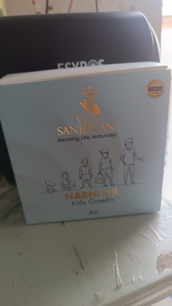 Ved Sanjeevani Nabhi Oil for Kids Growth (30ML / 1 Pc) Signature Kart