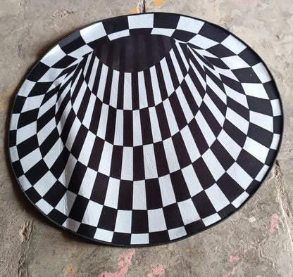 3D Space Round Carpet, Floor Mat Non-Woven Doormat (1 Pc / 78 Cm) signaturekarts