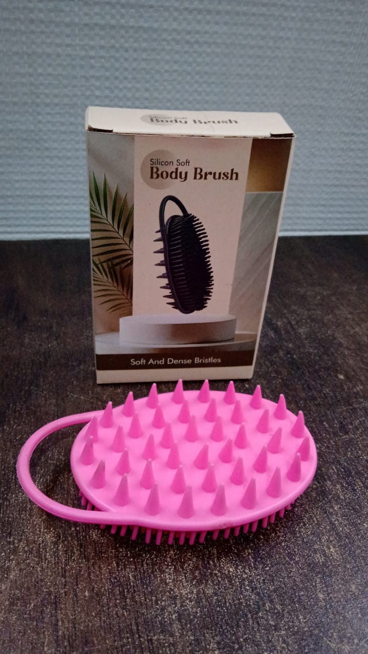2-in-1 Silicone Soft Bristle Bath Brush Signature Kart