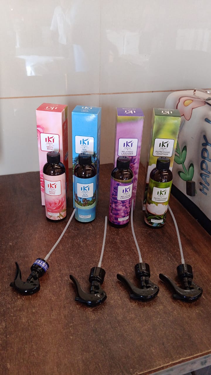 IKI Room Air Freshener Mix Fragrance (200 Ml Approx / 1 Pc) Signature kart