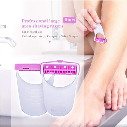 Disposable Body Skin Hair Removal Razor for Women  Pack of 6 Signature kart