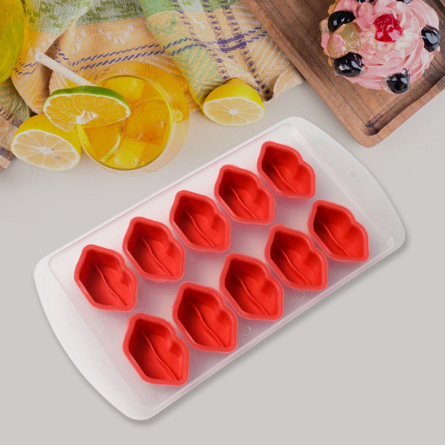 Silicone Mold Ice Cube Tray Creative Sweet Multi Type Ice Tray(1 Pc) signaturekarts