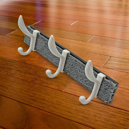 Wall Mounted Coat Hanger Rack – 6 Hooks for Clothes, Jackets & Hats signaturekarts