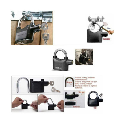 Anti Theft Security Pad Lock with Smart Alarm signaturekarts