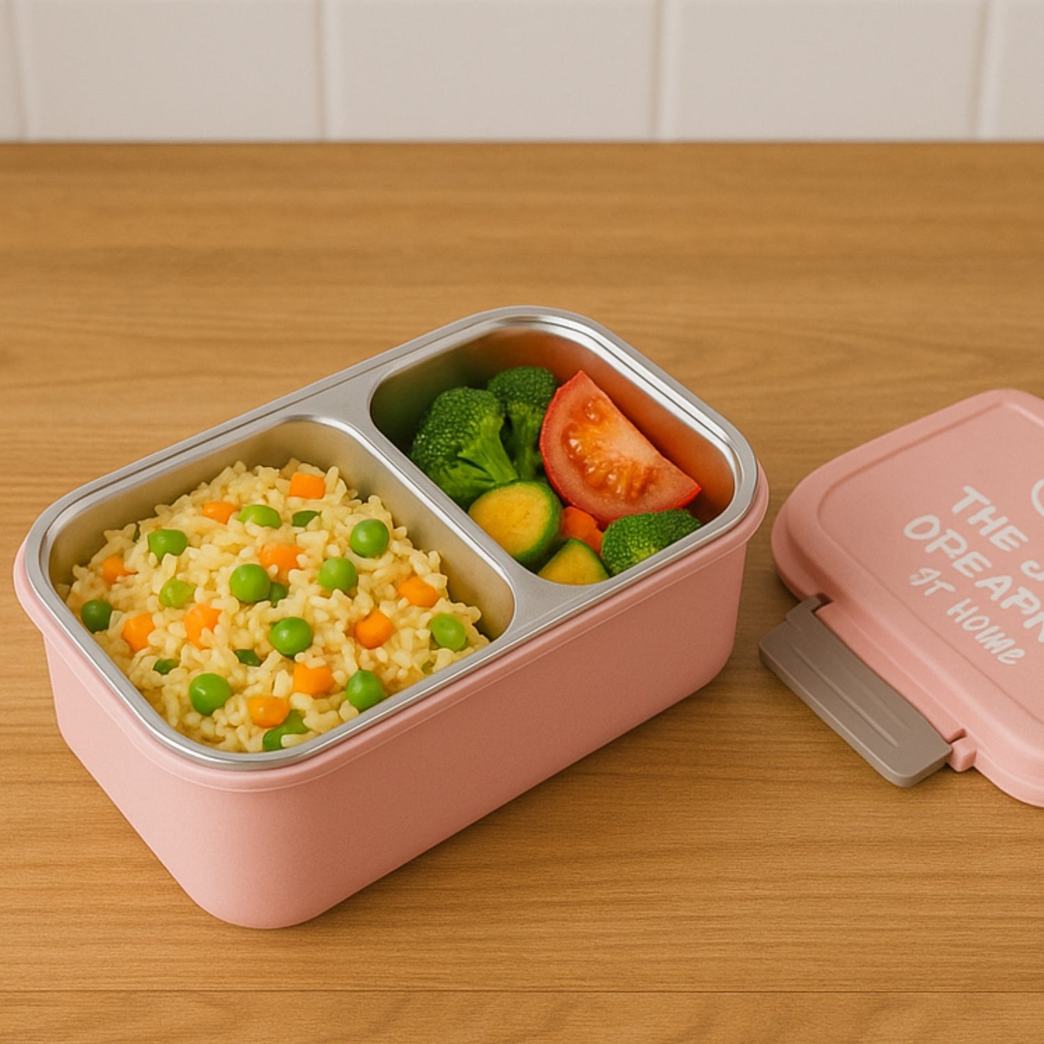 BPA-Free Snack Pack-2 Lunch Box – 2-Compartment Signature kart