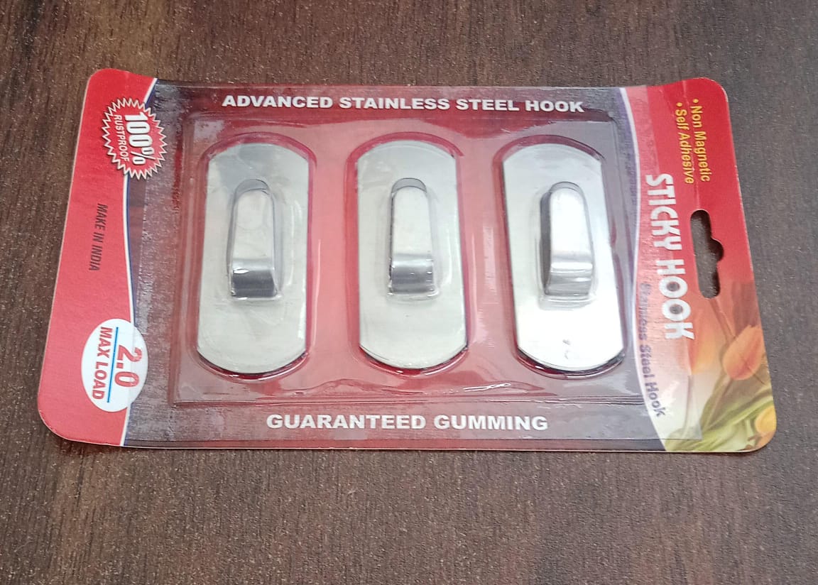 Heavy Duty Self-Adhesive Stainless Hooks – Waterproof for Robes, Coats & Towels signaturekarts