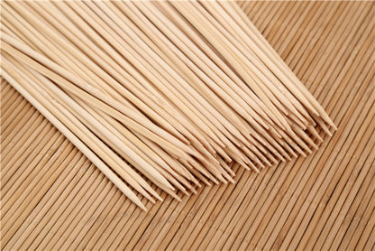 Natural Bamboo Wooden Skewers / BBQ Sticks for Barbeque and Grilling signaturekarts