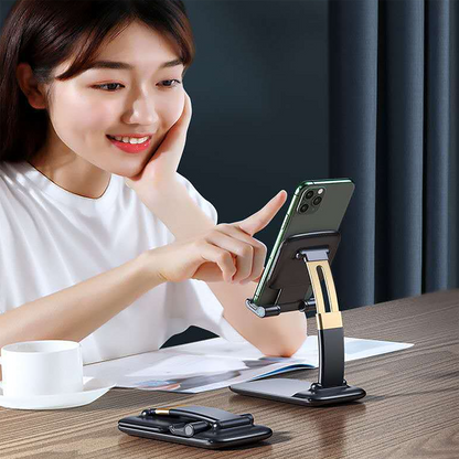 Phone Holder for Table, Foldable Universal Mobile Stand for Desk signaturekarts