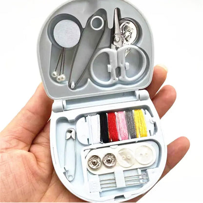 Mini Travel Sewing Kit for Beginners with Threads & Scissors signaturekarts