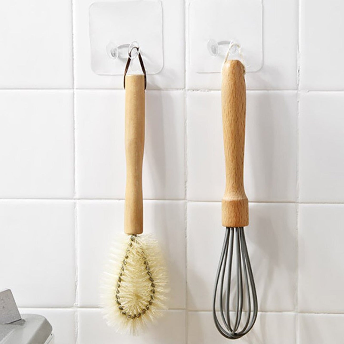 Transparent Multi-Function Wall Storage Hooks signaturekarts