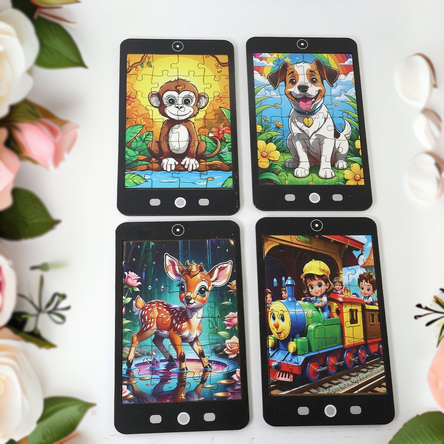 Kids Mini Cartoon Jigsaw Puzzle – 1 Pc Mix Design signaturekarts