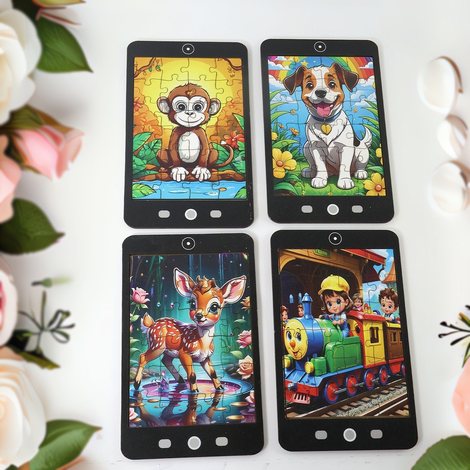 Kids Mini Cartoon Jigsaw Puzzle – 1 Pc Mix Design signaturekarts