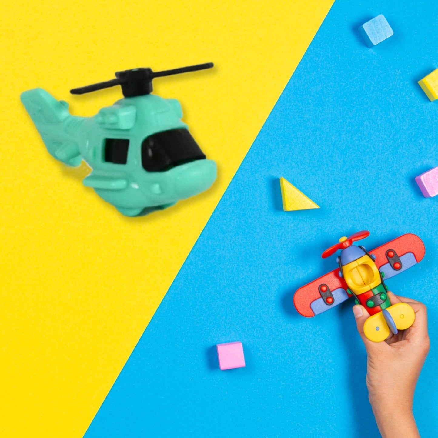 Small DIY Helicopter Toy, Small Kid's Toy, Rotating Tail Wing DIY (30 Pc Set) signaturekarts