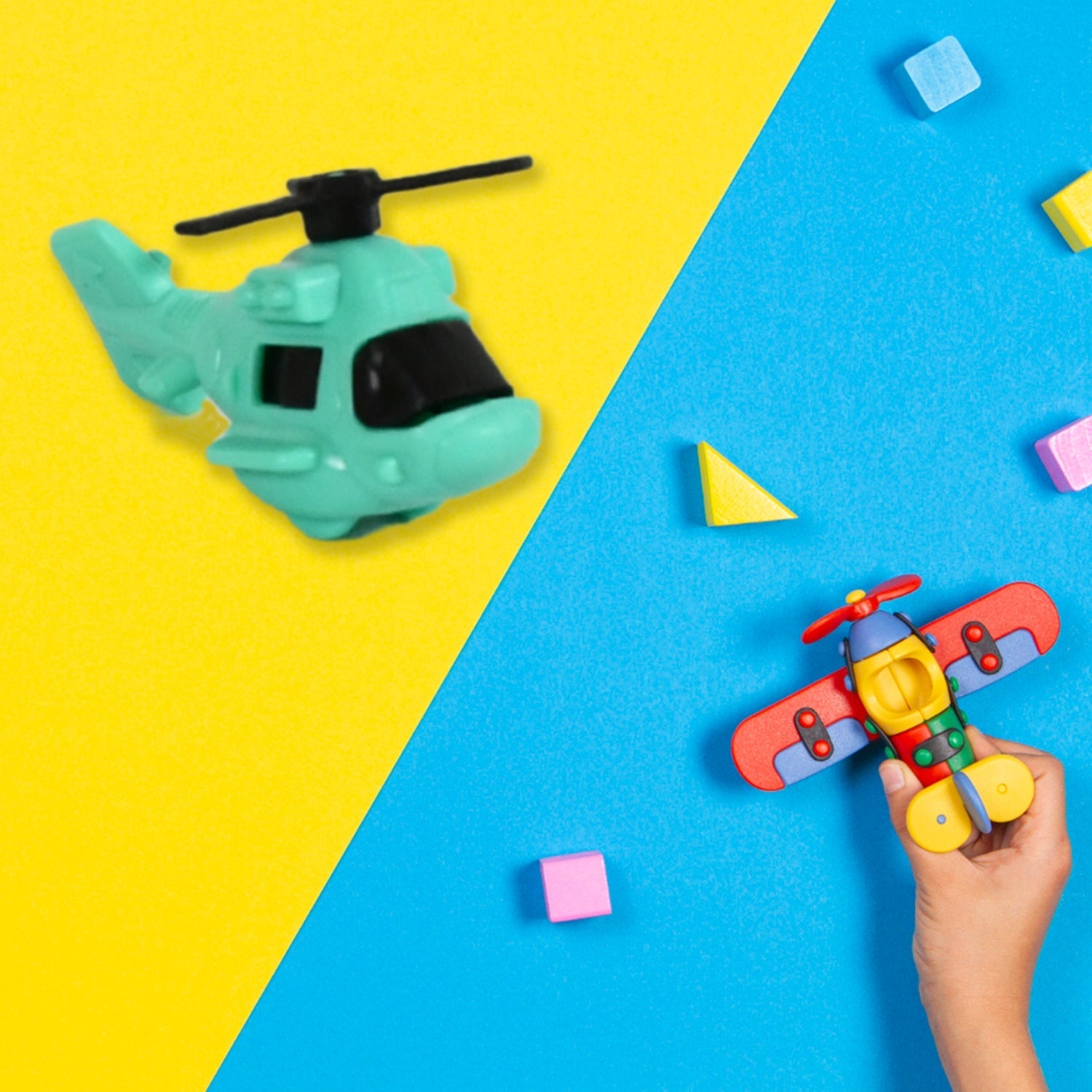 Small DIY Helicopter Toy, Small Kid's Toy, Rotating Tail Wing DIY (30 Pc Set) signaturekarts