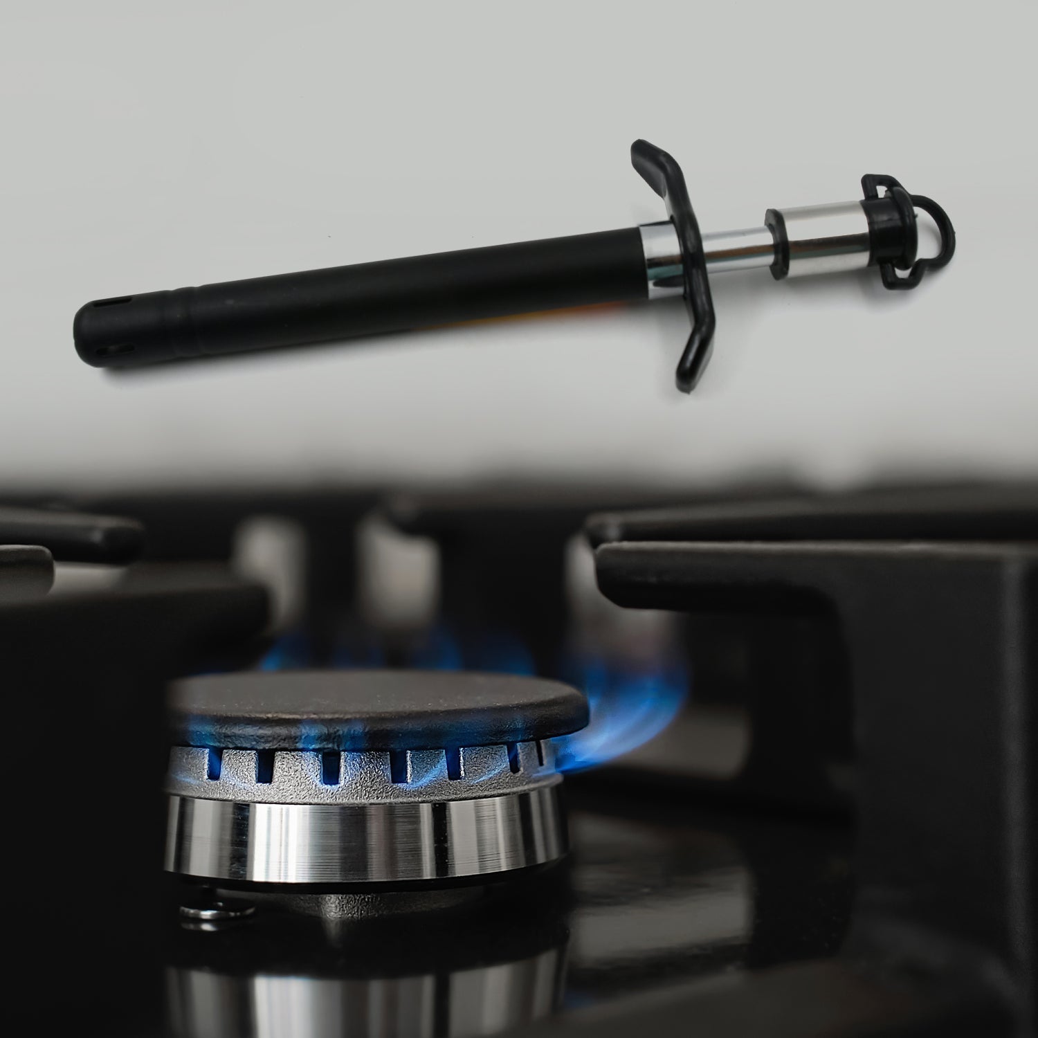 Stainless Steel Kitchen Gas Lighter - Long-Lasting Stoves & Restaurants (1pc) signaturekarts